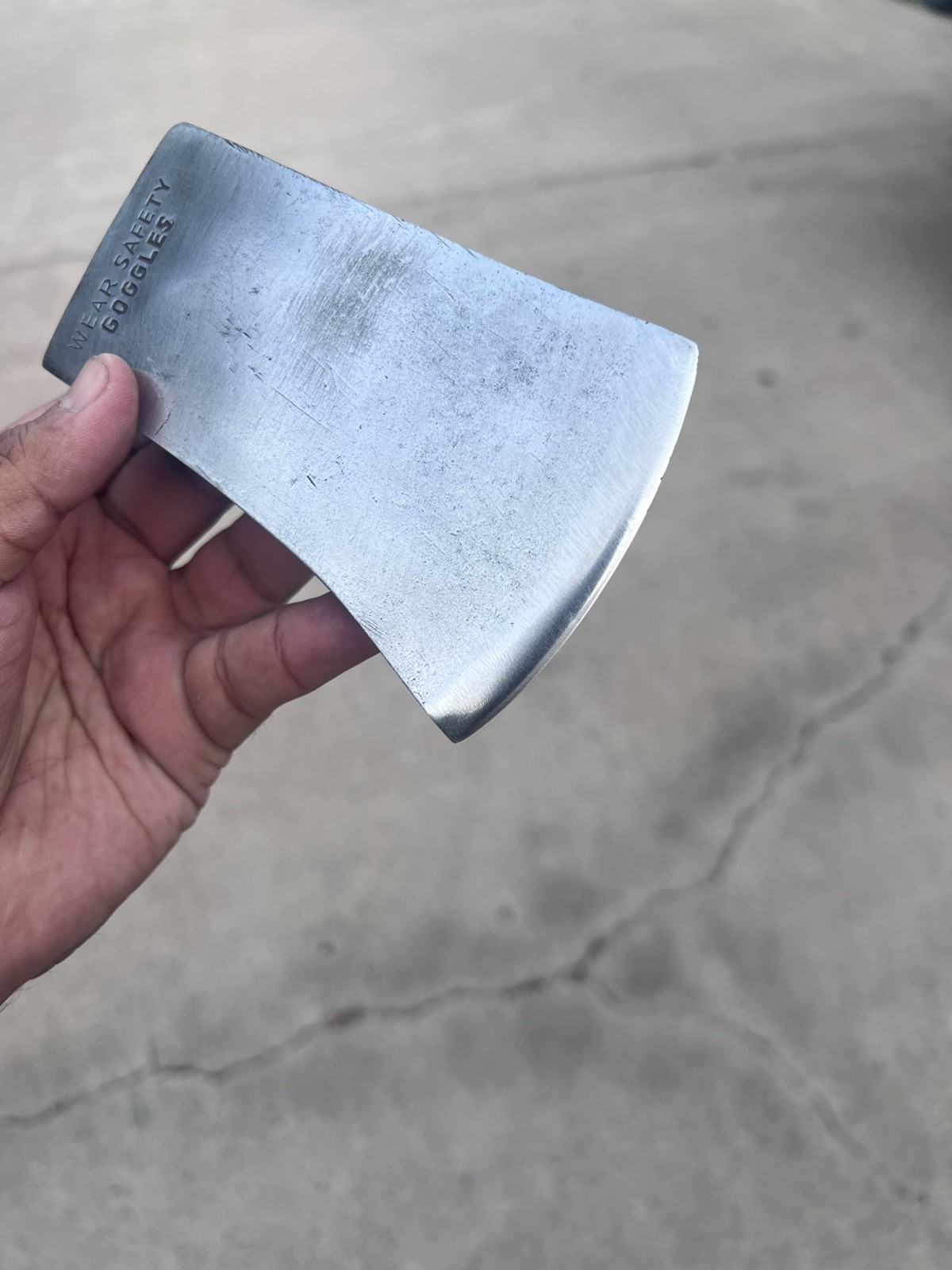 Bad-Axe Cleaned Up: ROUGHNECK Axe Head 1 1/4 WK21 Polished Sharpened