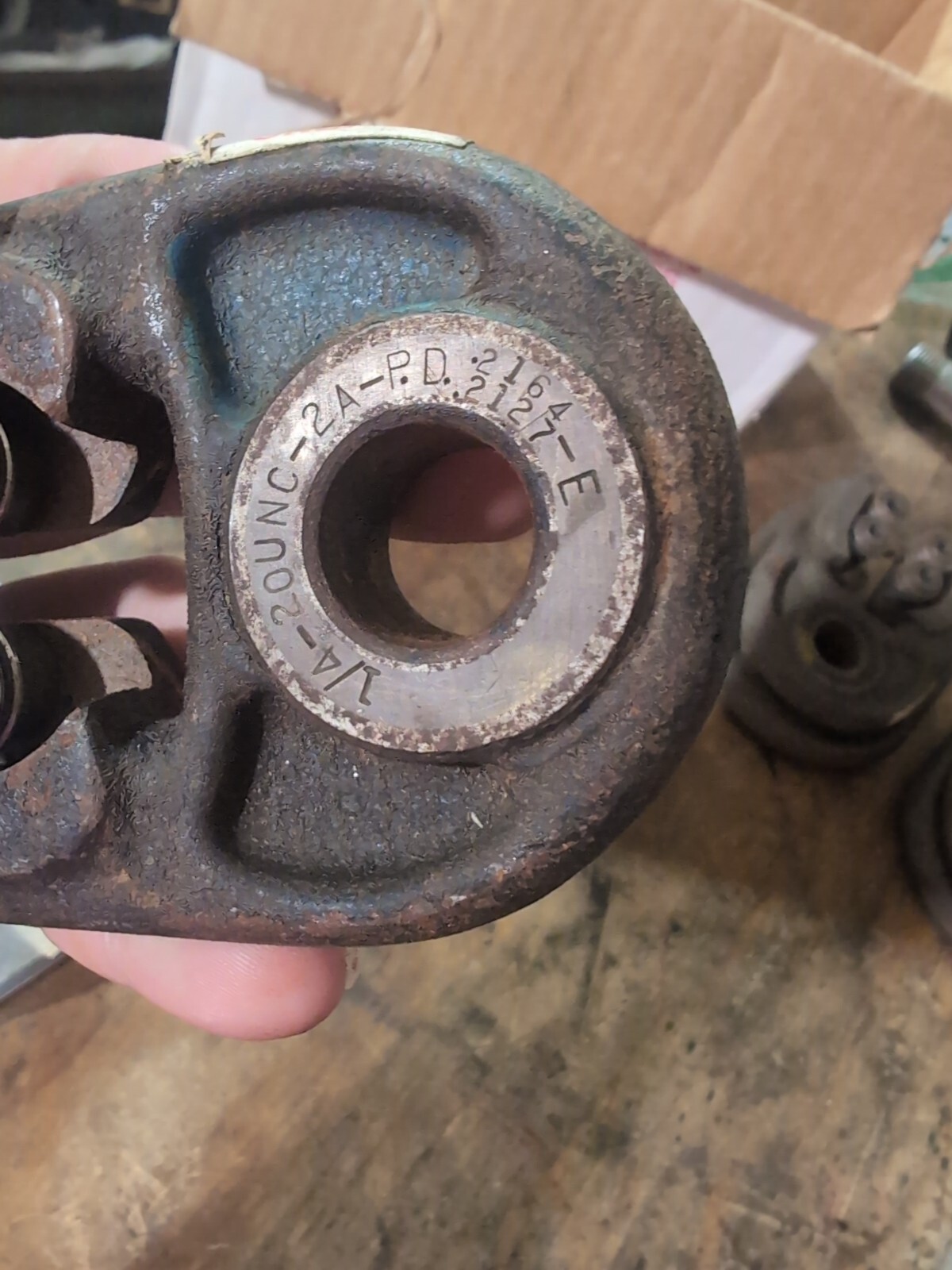 Pratt & Whitney Snap Thread Gage 1/4-20 UNC Vintage