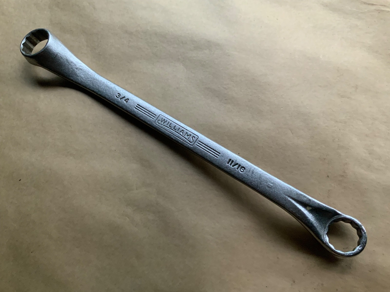 Williams Superrench 8029B 3/4 X 11/16 Double Box Wrench USA