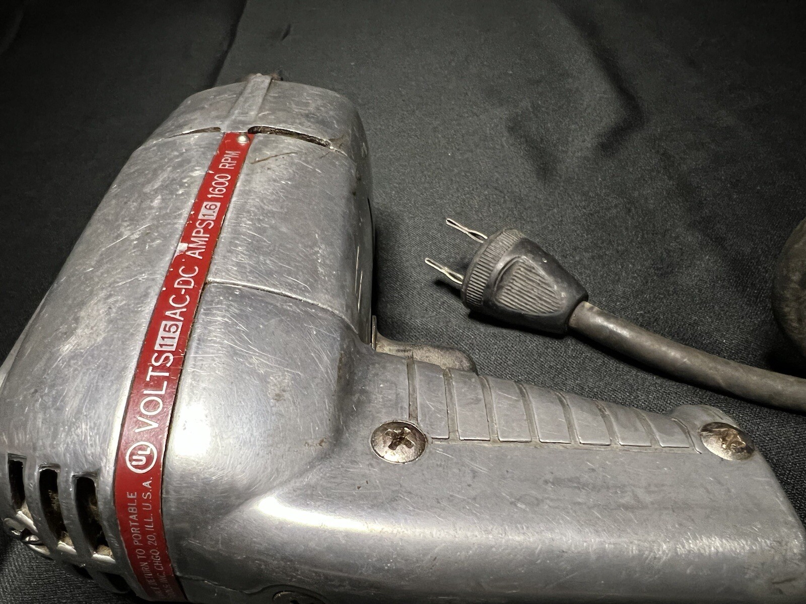 Vintage “ZEPHYR” Model-1950G 1/4″ Electric Drill, PET POWER TOOLS, circa 1952-57