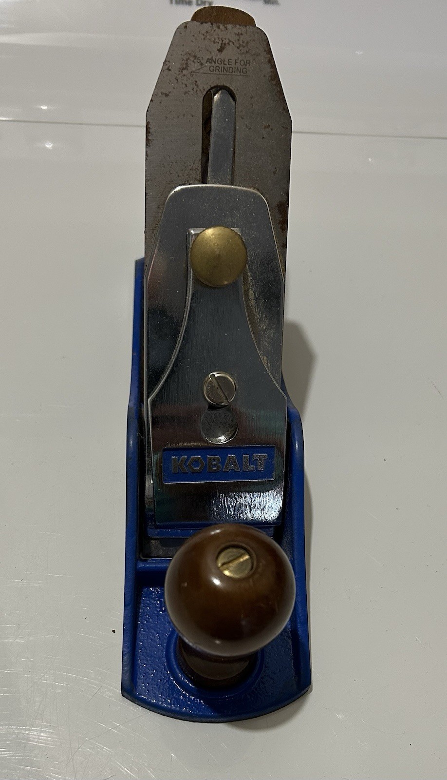 Kobalt 9.75″ Wood Bench Hand Plane Woodworking Smoothing Tool Blue 63287