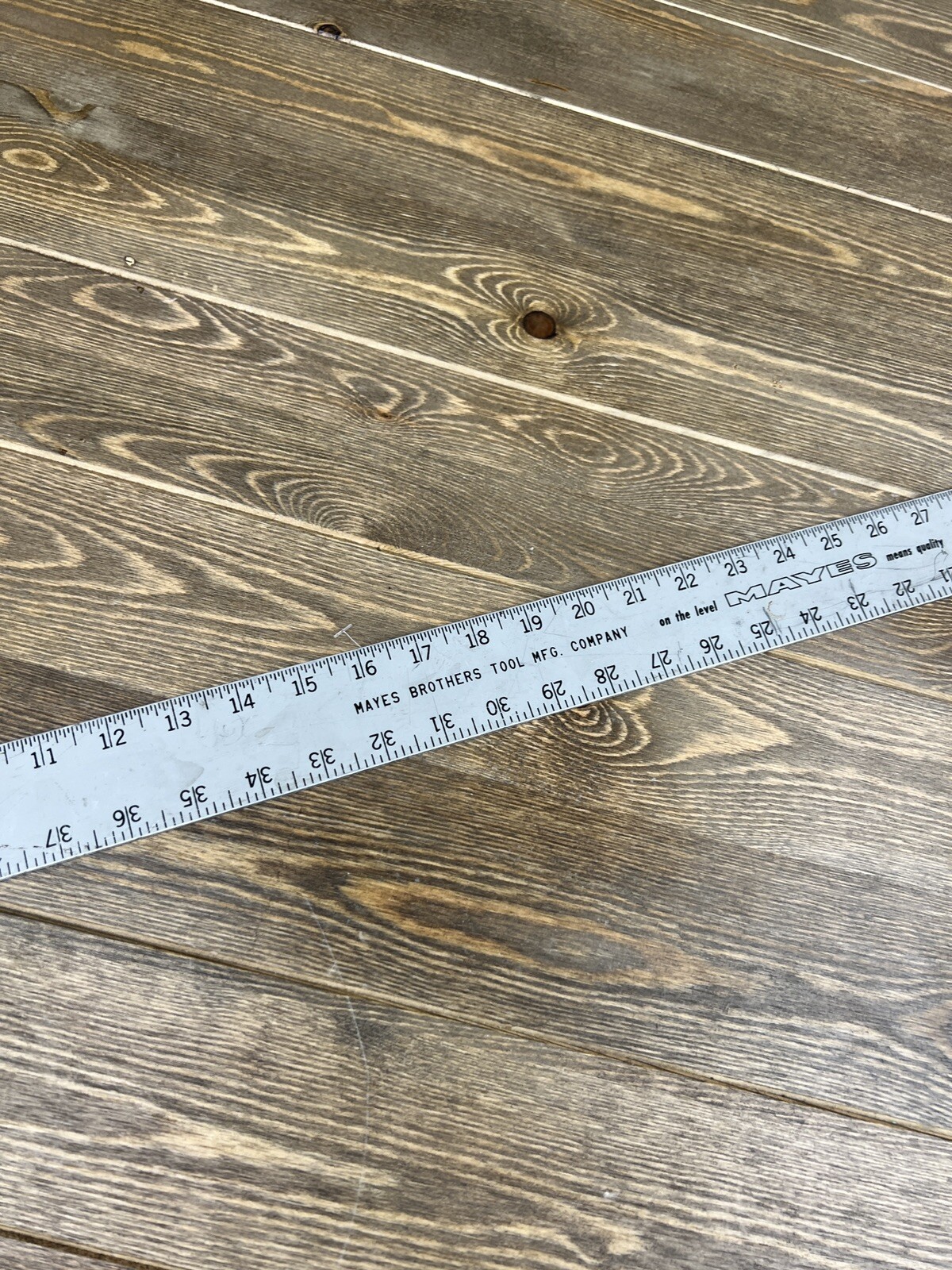 Rare 48″ MAYES BROTHERS TOOL MFG CO Level – Johnson City, TN – Measuring Ruler