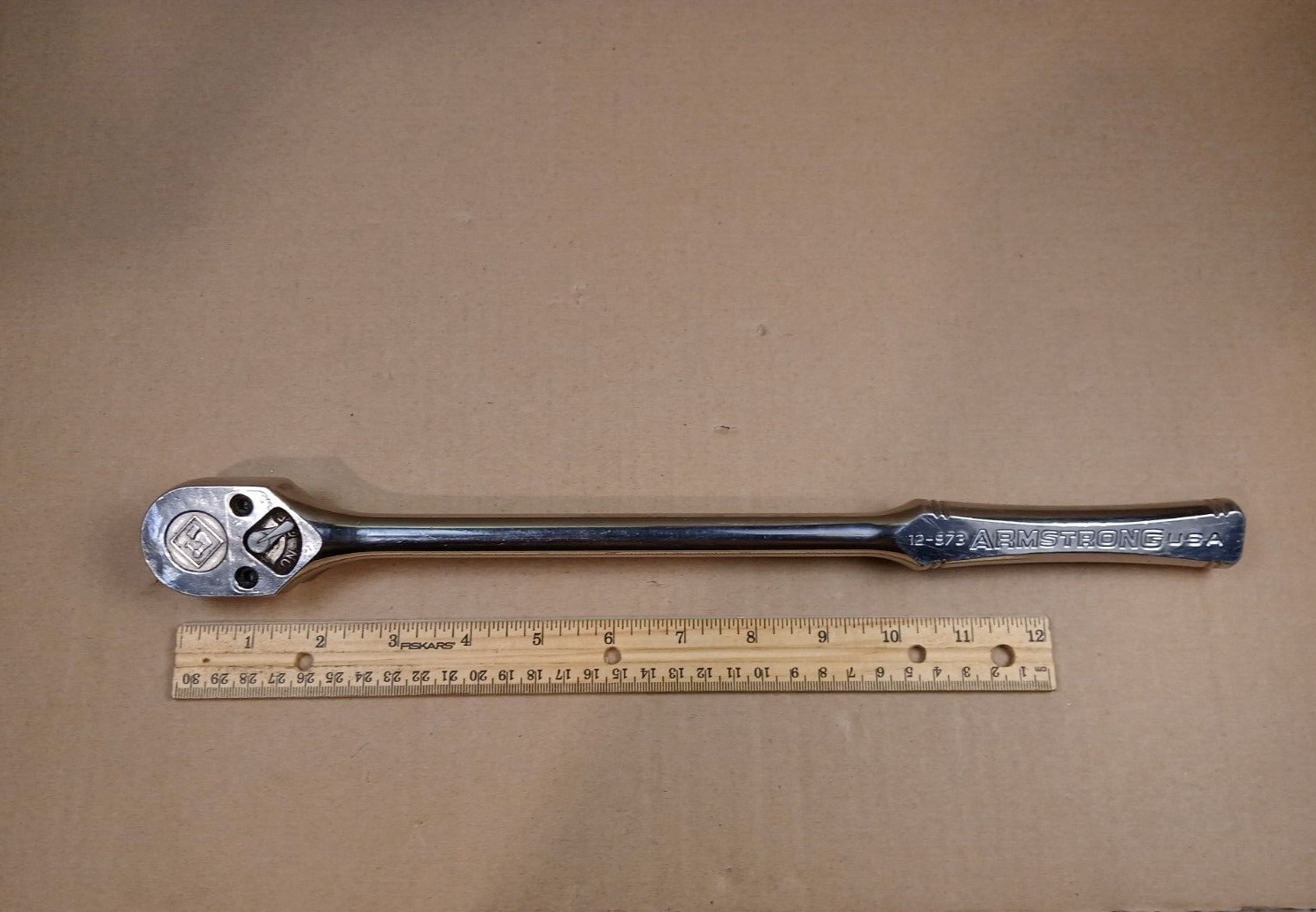 Armstrong 12-973 1/2″ Drive 15″ Long Ratchet Wrench USA Parts and Repair Only