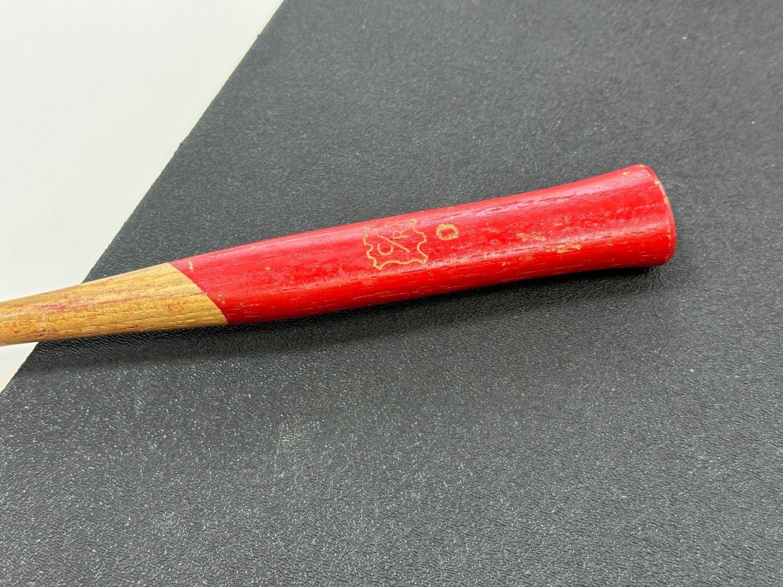 NEW Chicago Rawhide USA (C/R) No. 0 Rawhide Hammer, Red / Wood Handle, NOS