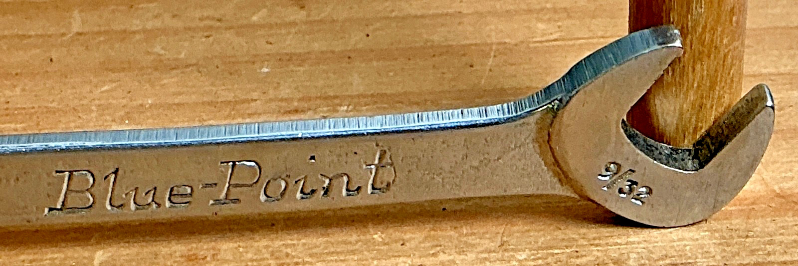 Vintage Blue-Point C-1618 Double Open-End w Angle Wrench 1/4” & 9/32” Made USA