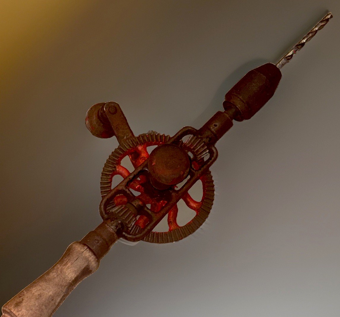 Vintage Miller Falls No. 2 egg beater hand drill With Patina And History