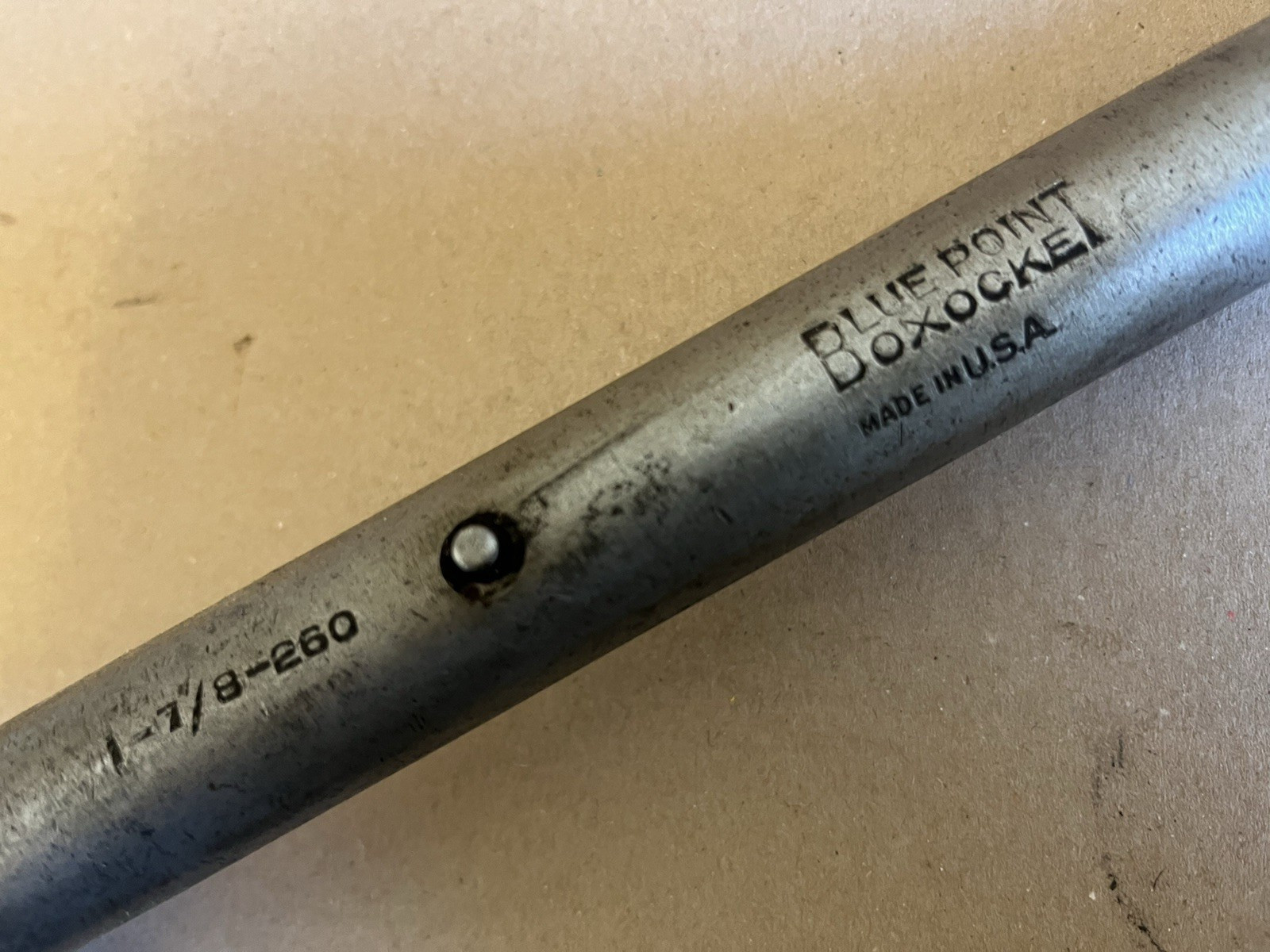 BLUE POINT 1-7/8″ Box End Wrench Head No. 260, BOXOCKET, made in USA