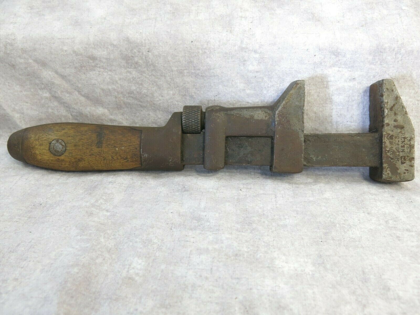 Antique Monkey Wrench Coes Wrench Co 12″ Adjustable Wrench Coe’s Pipe Wrench