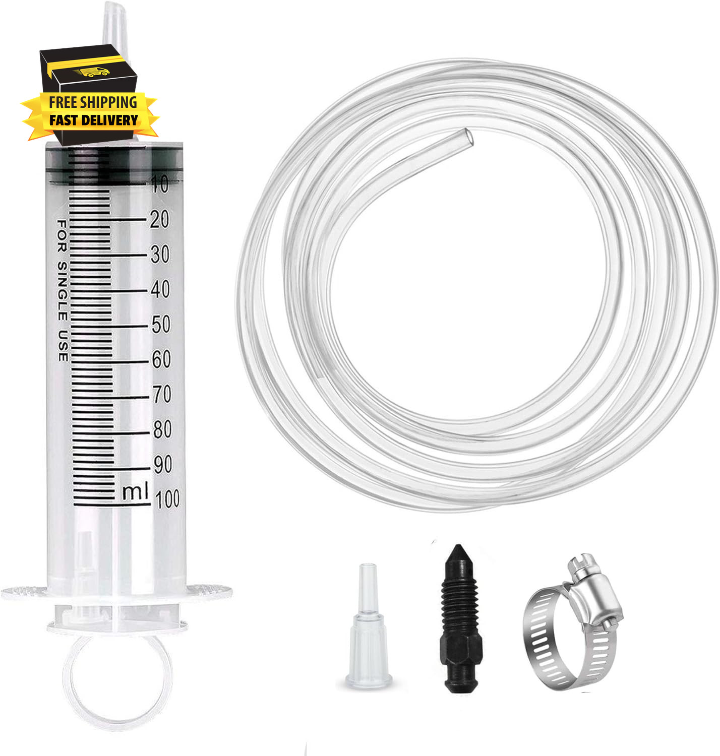 Brake Bleed Kit, Hydraulic Disc Brake Bleeding Kit Motorcycle Brake Bleeder Kit