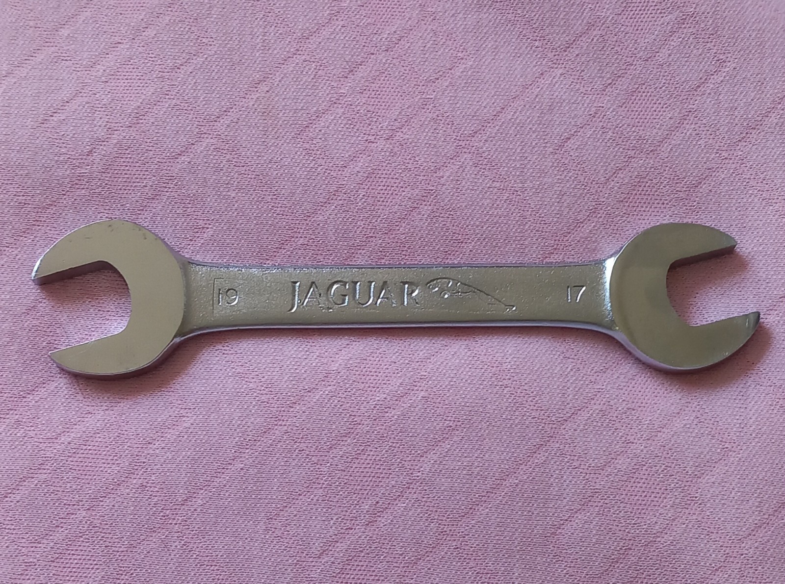 Vintage Jaguar Spanner Open Ended 17mm +19mm Made In Sheffield By Gordon VGC