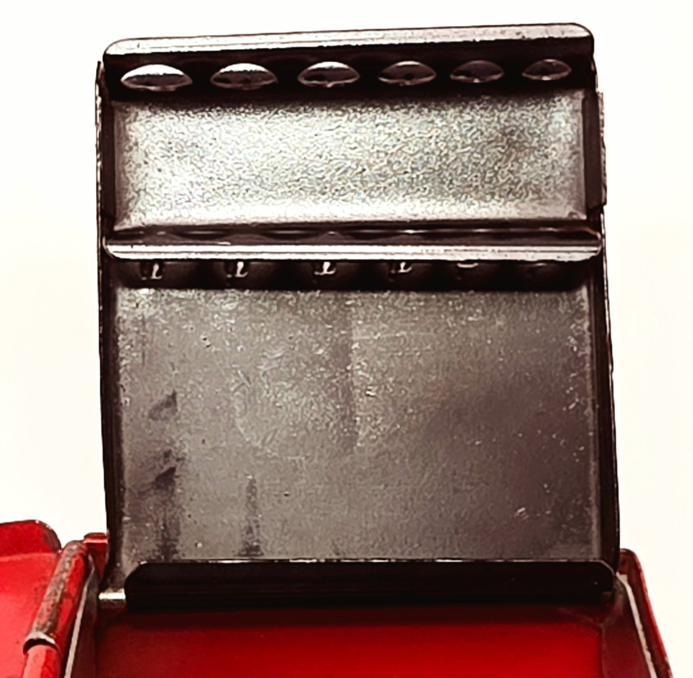 Vintage New Britain (NAPA) Red Metal Drill Index Case No Drills