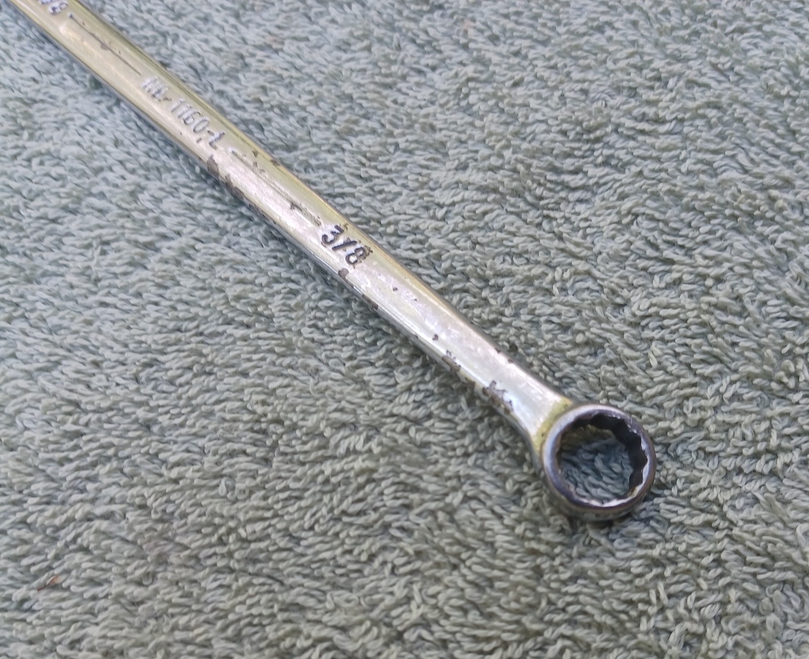 Vintage Armstrong ARMALOY 12-pt Combination Wrench 1160-L, 3/8″ USA