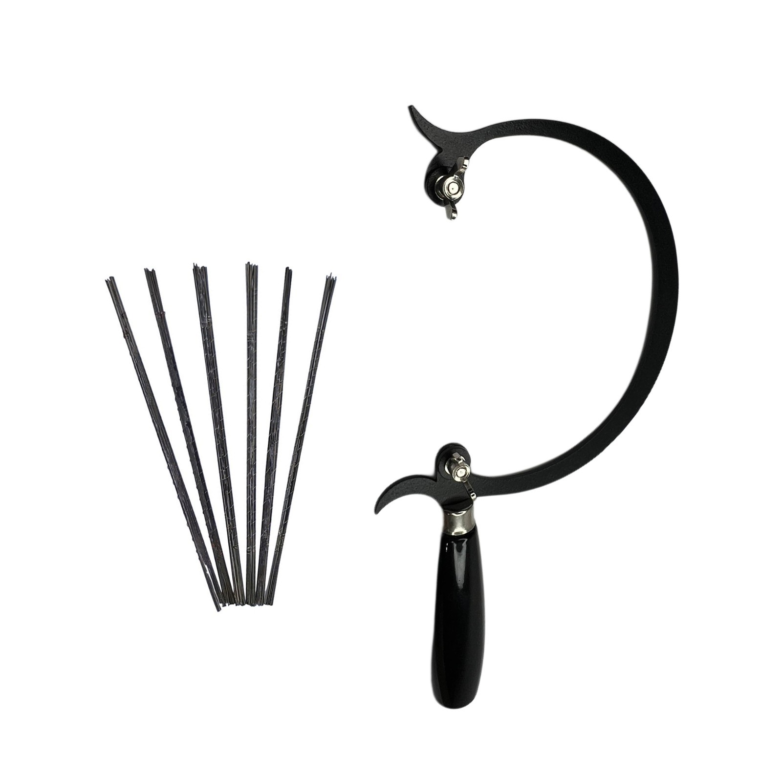 Saw Frame Hacksaw Handle Curved Coping Saw Frame & Saw Blade Set Size: 1 – 6