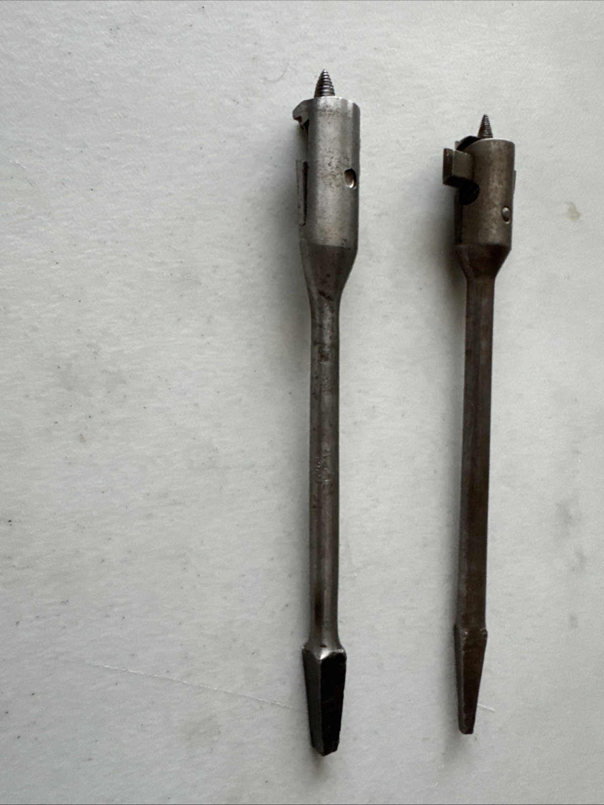 Millers Falls No. 48 Expansive 1″ Bit & Unknown Branded 1 3/4″ Bit, Made in USA