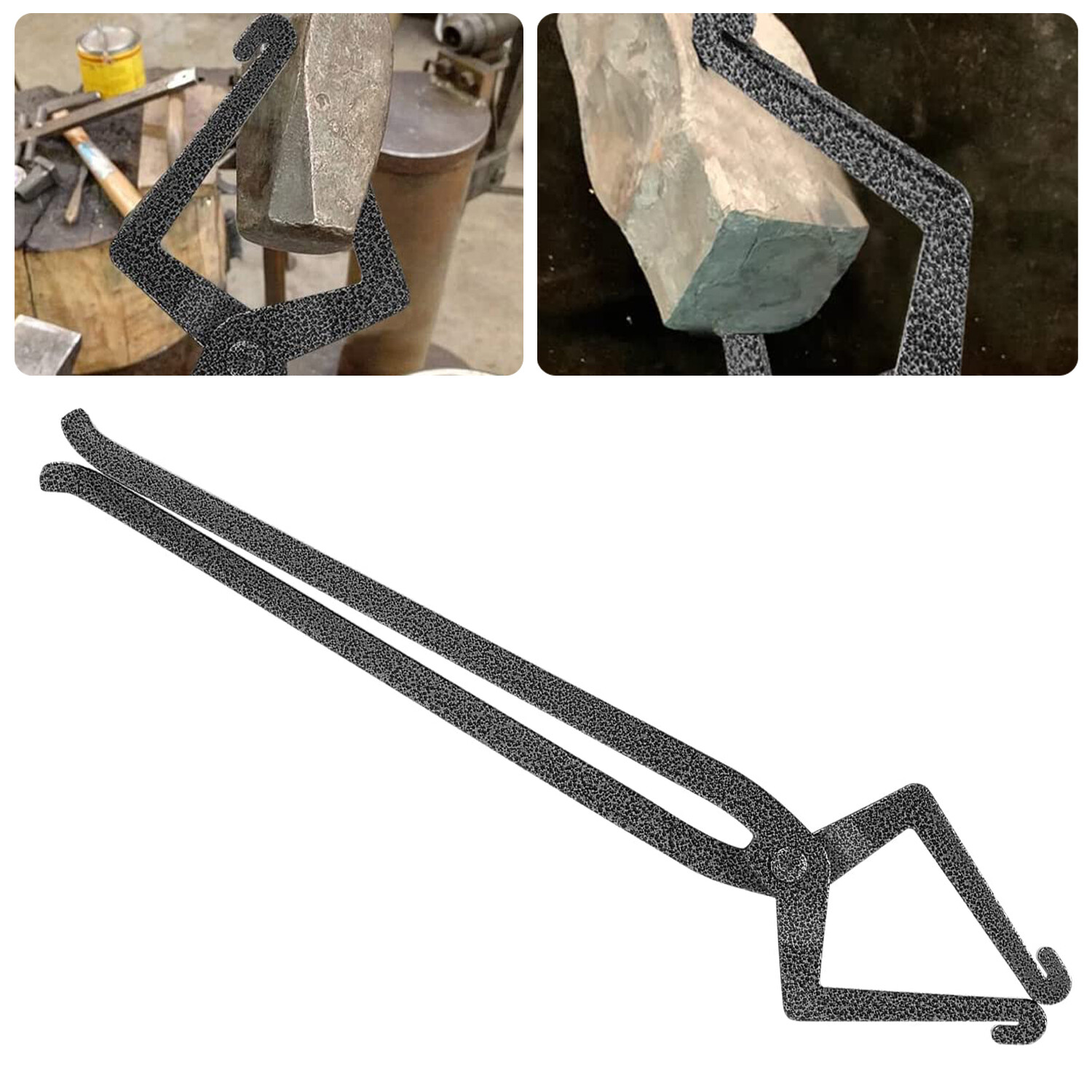 Hammer Eye Pick Up Tongs Blacksmiths Bladesmiths for Beginner & Professional