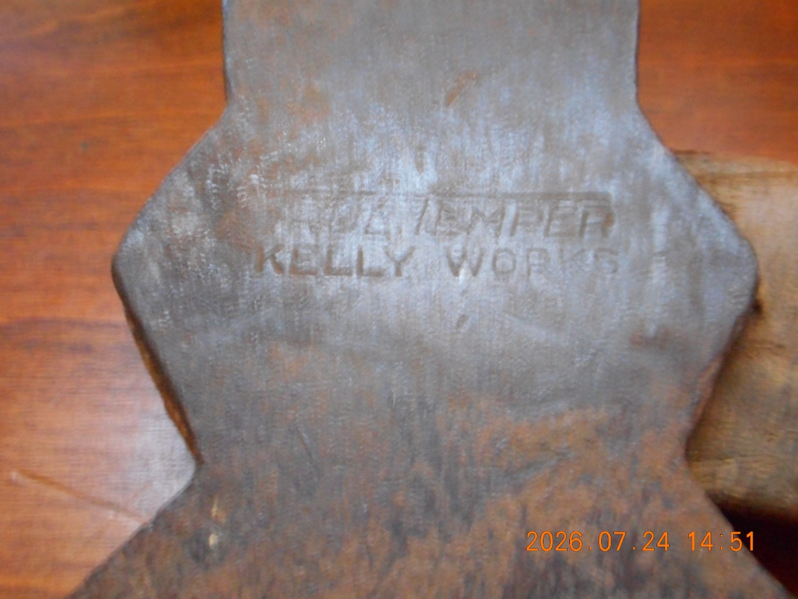 Vintage True Temper Kelly Works Hand Made Hatchet Axe – Handle Marked PG&E CO