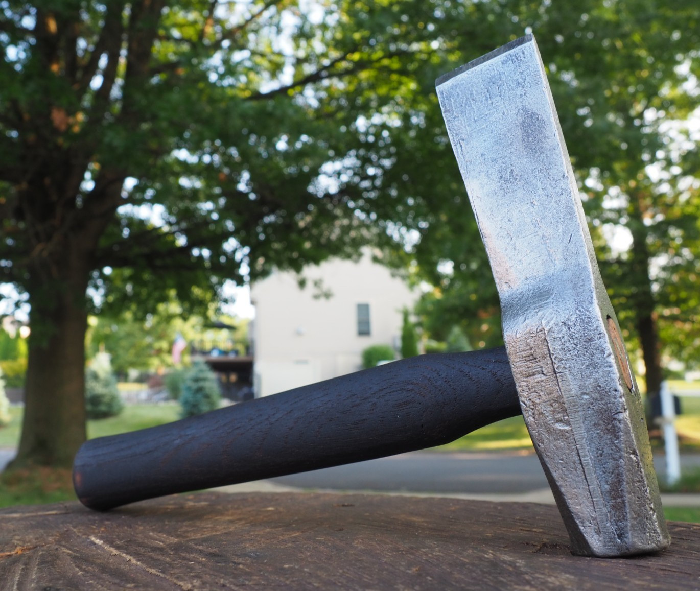 SHARP 1 5/8″ RAILROAD “HELLER” HOT CUT OFF BLACKSMITH HAMMER ANVIL RR VINTAGE