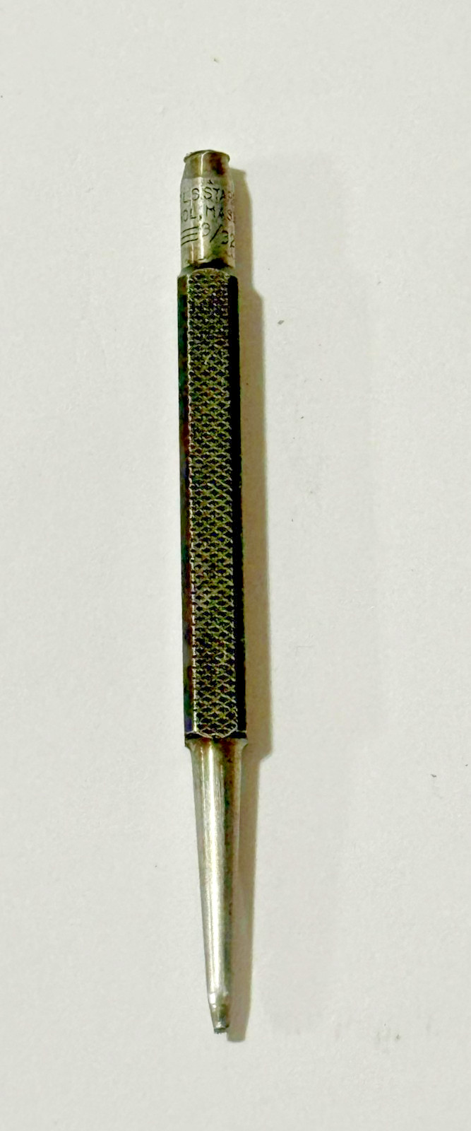 Vintage L.S. Starrett No. 117C Center Punch 3/32″ Athol MASS Machinist Tool 4″