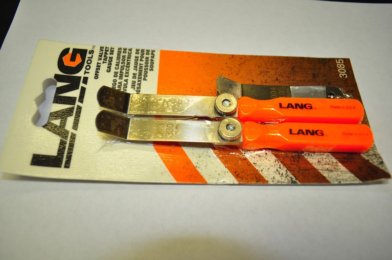 Offset Valve Tappet Gauge Set 11 pcs – 3″ x 1/2″ blades -Made in USA LAN3085