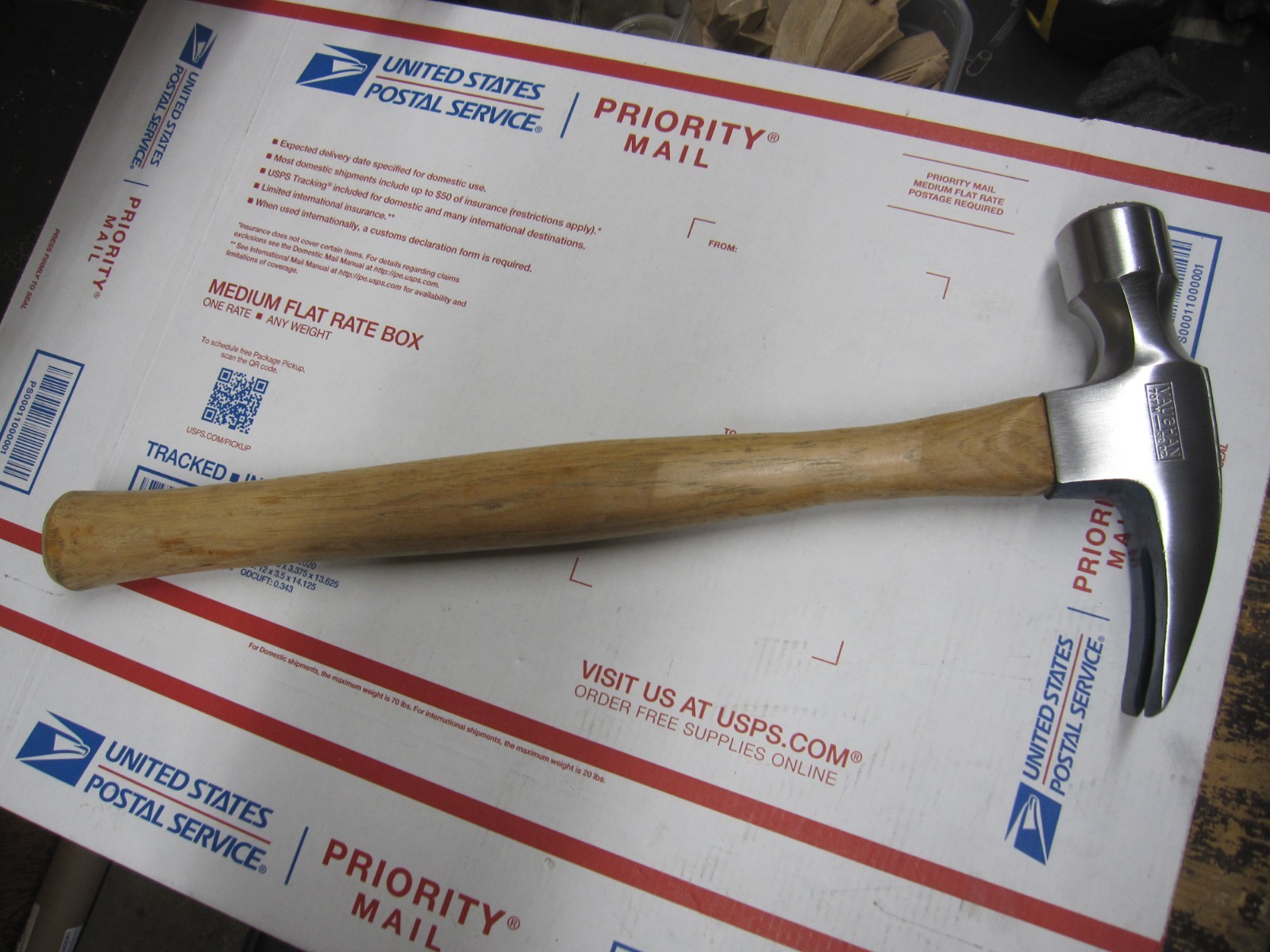 Vaughan 707M – 32 Oz. Corrugated Face Framing Hammer ( Nice )
