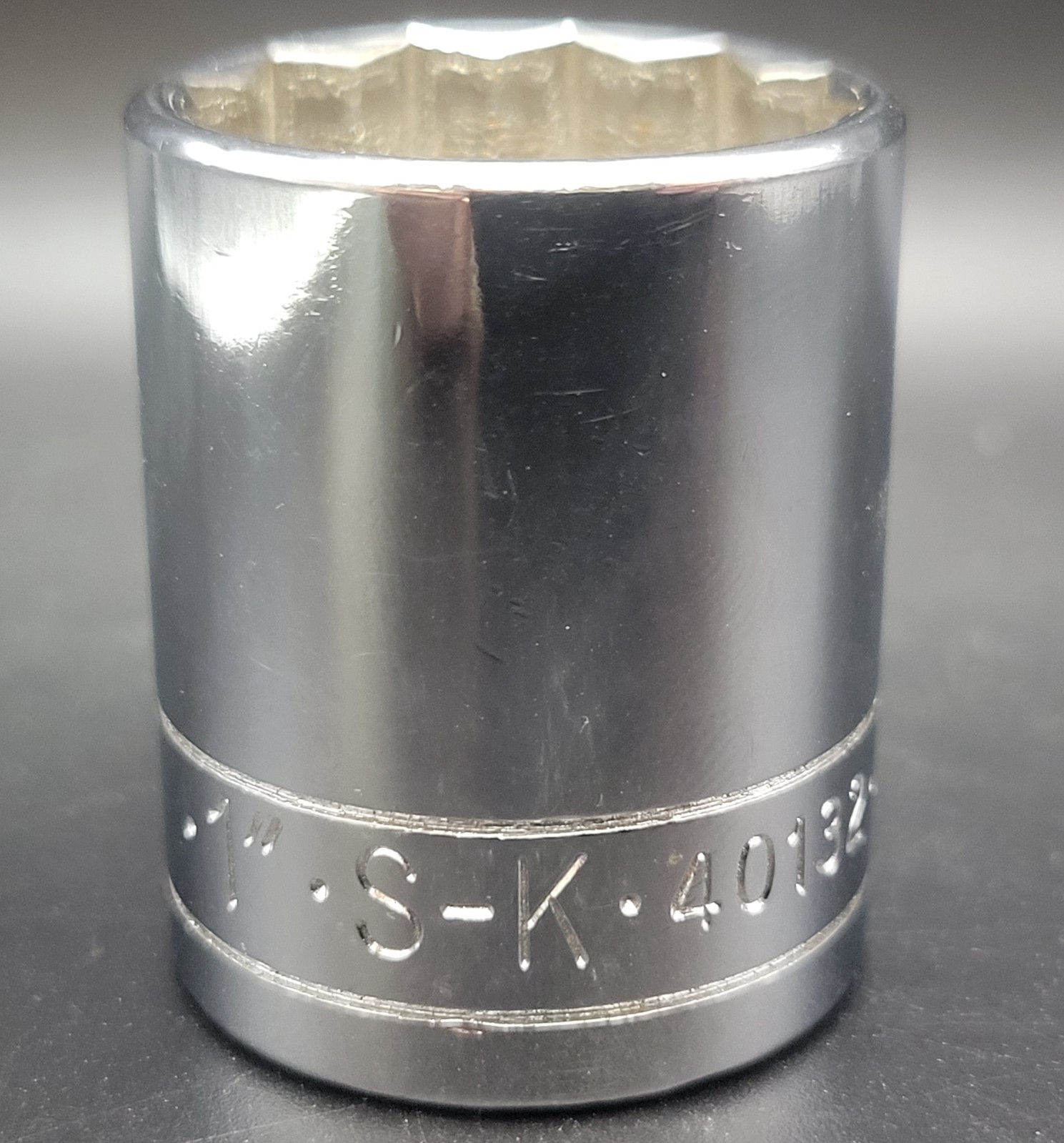 S-K Tools 1/2″ Drive 1 inch socket 12 point Socket 40132 Original price tag