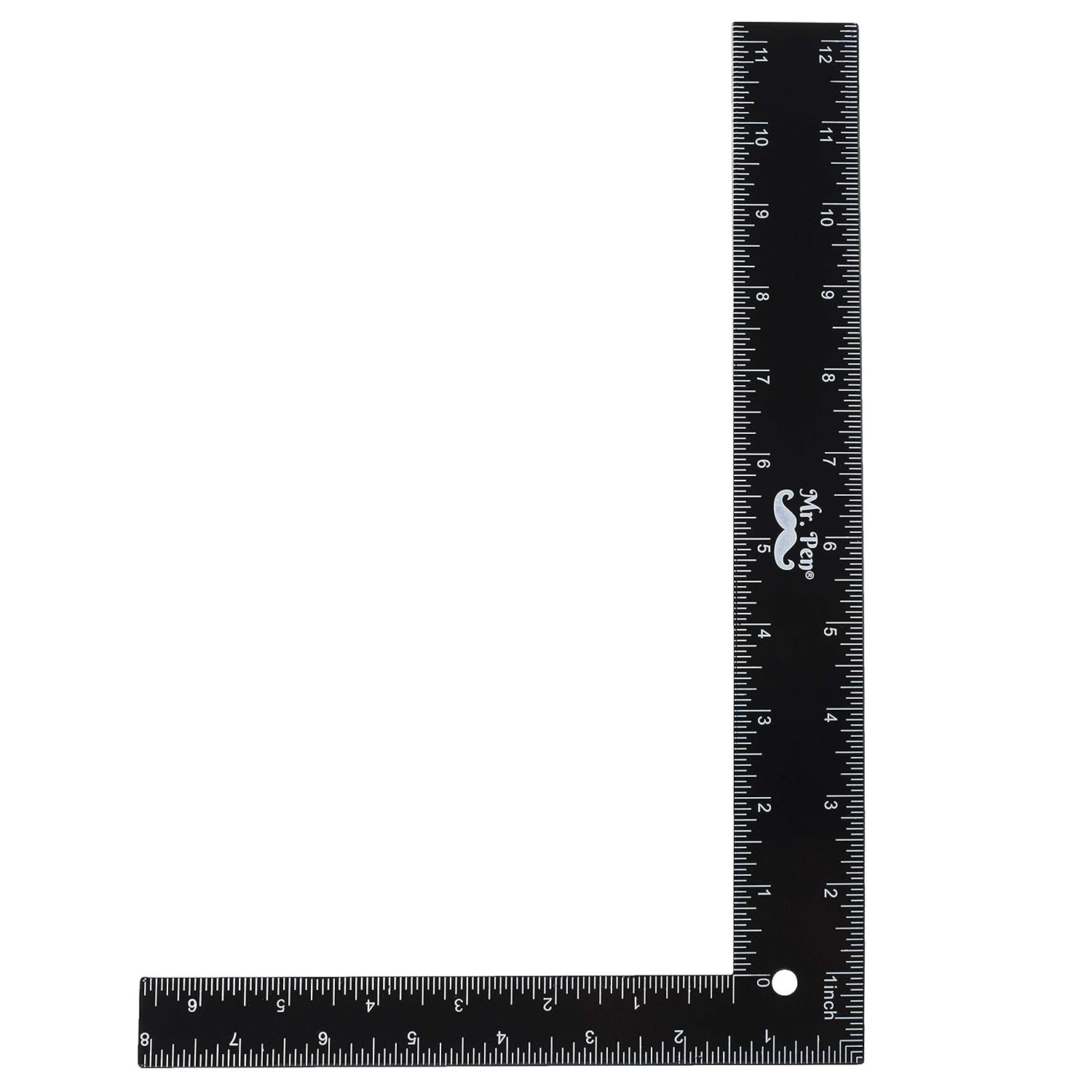 – Metal Carpenter Square, 8 X 12 Inch, L-Square with Imperial & Metric Measureme