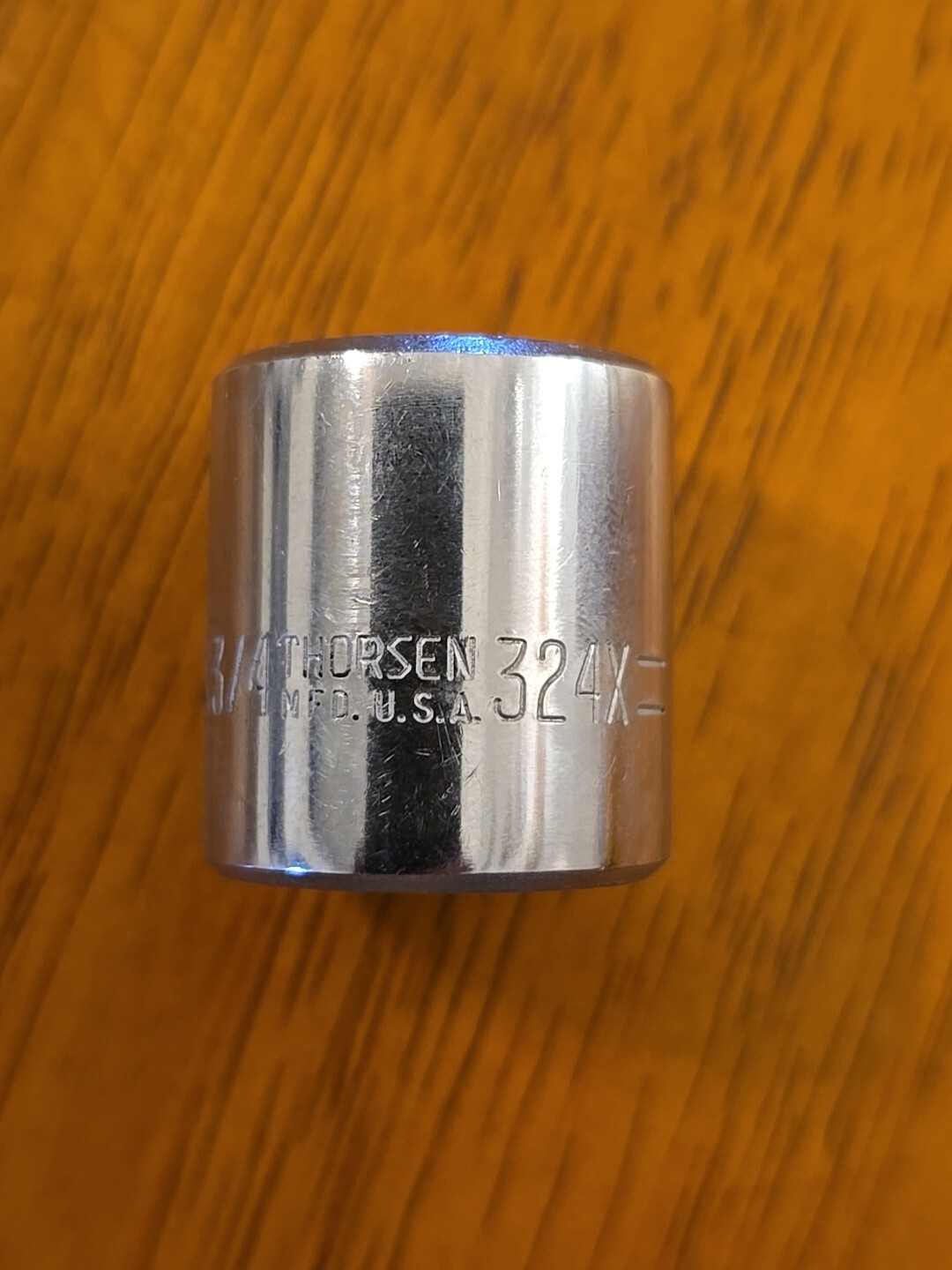 Vintage 3/8″ Drive x 3/4″ Size *** THORSEN *** Socket 324X 6 Point USA. R4
