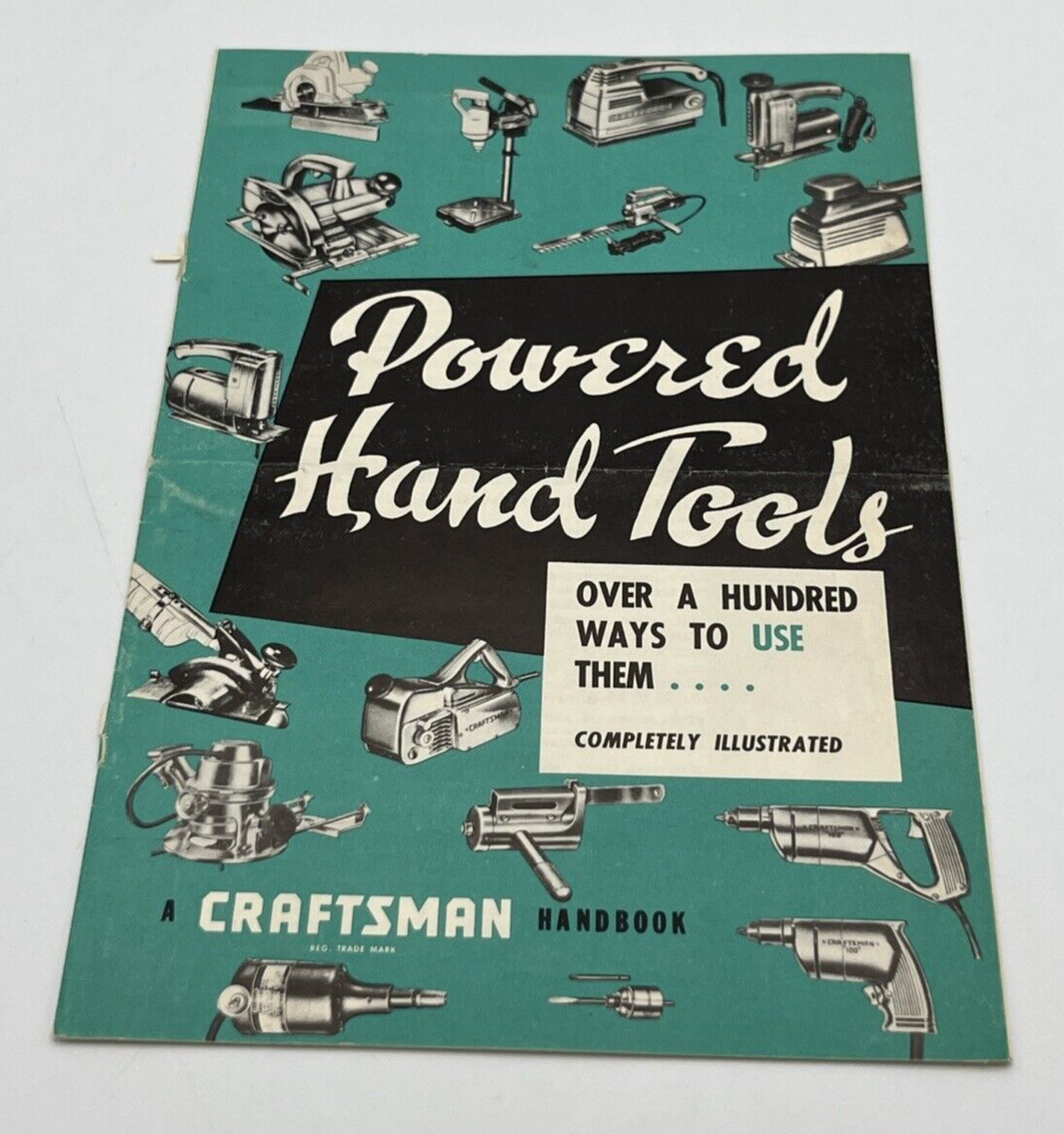 Craftsman Vintage 1956 Powered Hand Tools Booklet Handbook