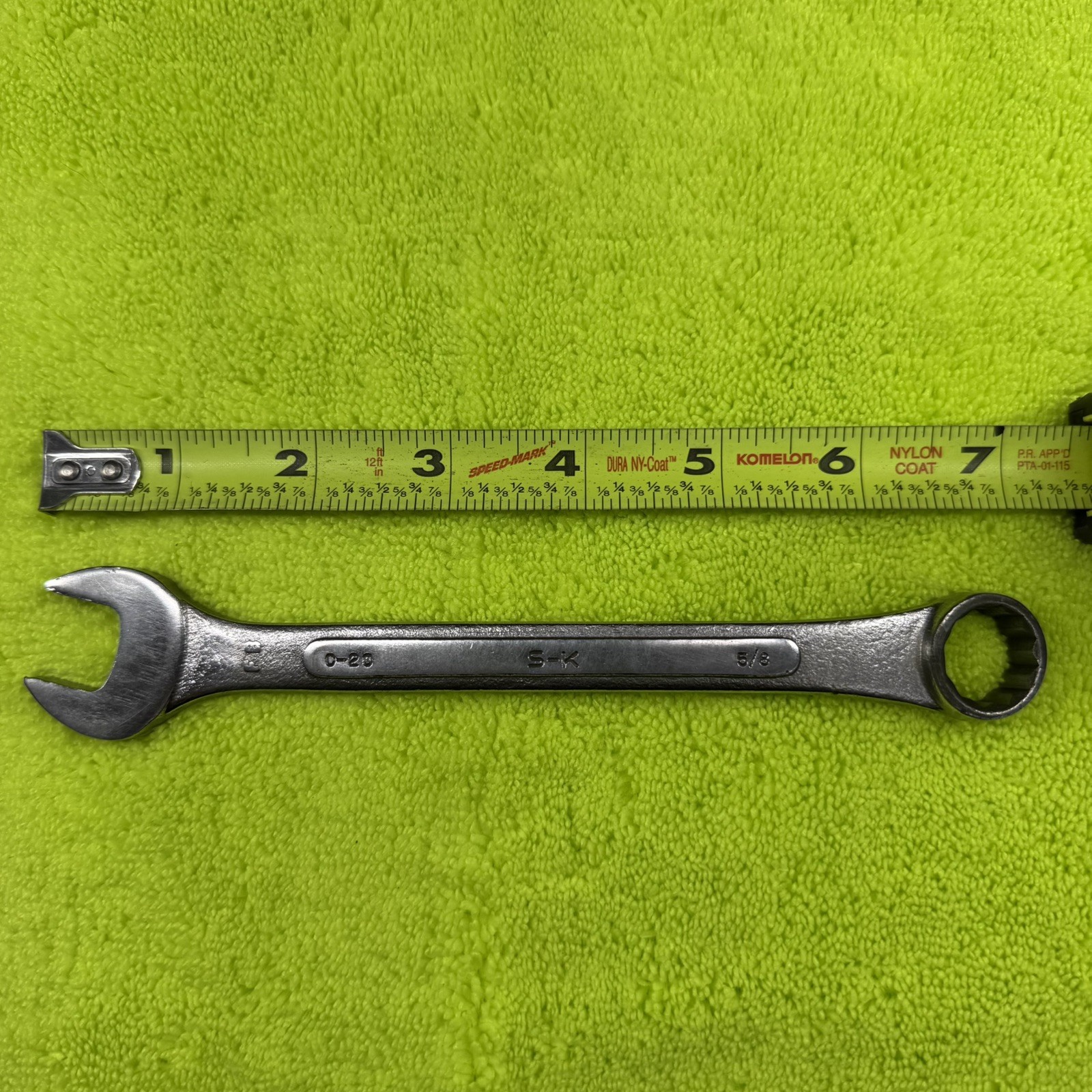 Vintage S-K Tools C-20- 5/8″ Combination Wrench 12-Point USA