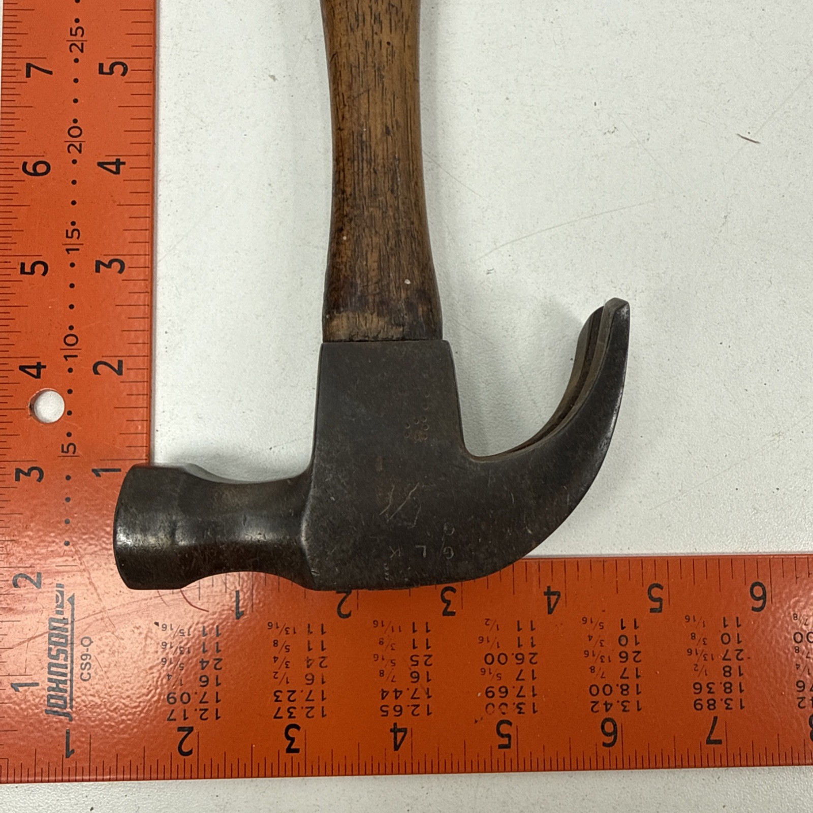 Vintage Belknap Blue Grass 16 oz Claw Hammer Early Unnumbered Logo 1.5 lb Total