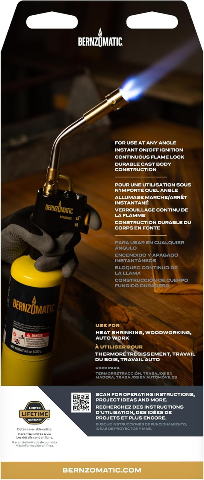 ® Duracast® Wide Surface Torch – Durable Cast Body Aluminum Construction for Coo