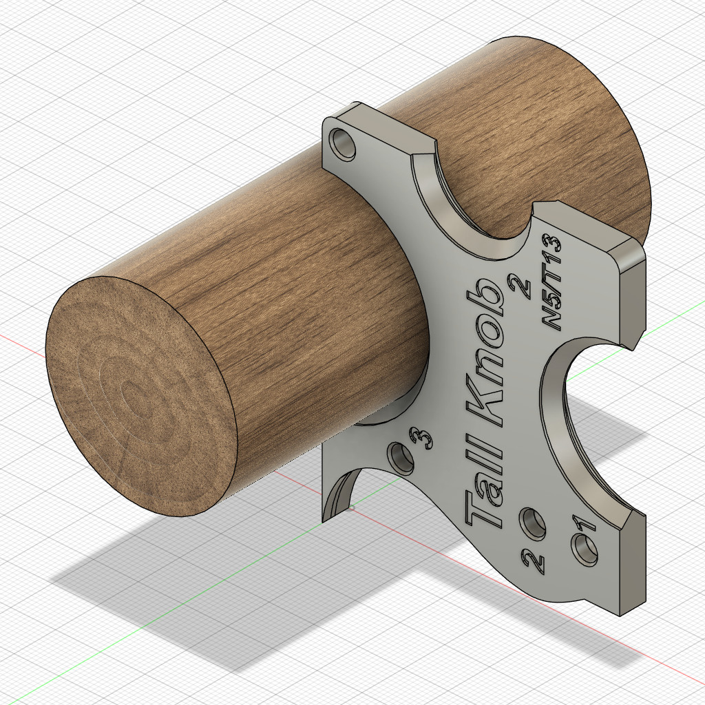 Stanley No 5 Type 14 Hand Plane Tall Knob Template