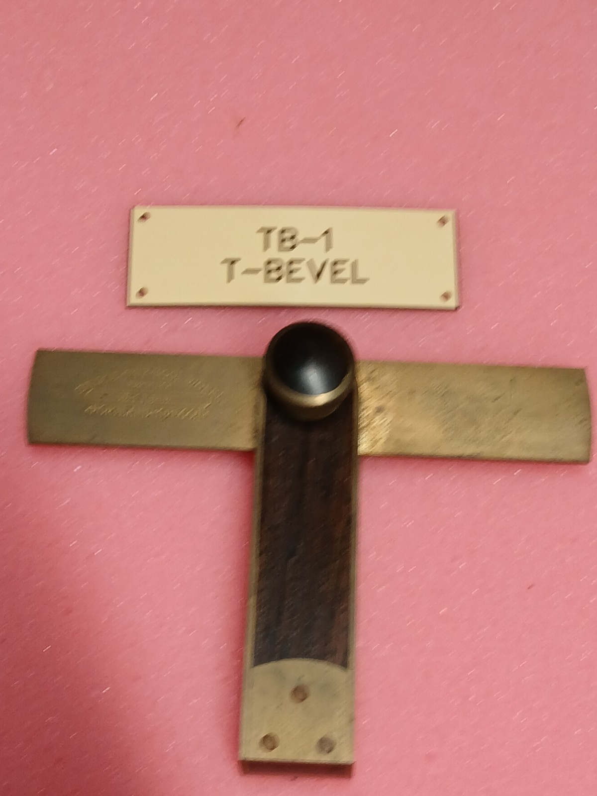 BRIDGE CITY TOOL WORKS PORTLAND, OREGON TB-1 T-BEVEL SQUARE