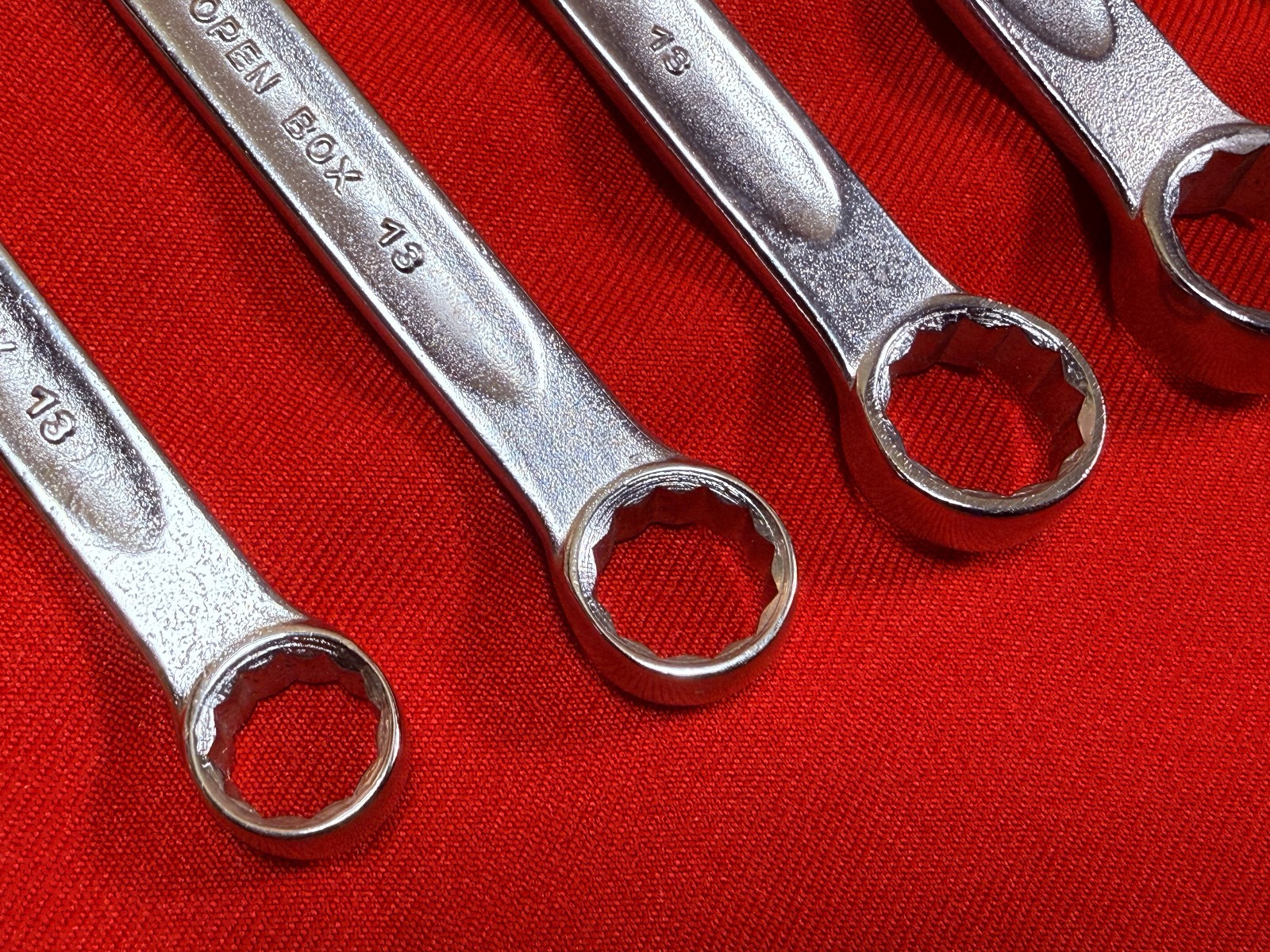 NOS Vintage Stahlwille SAE Open Box 13 series 8 pc Combination Wrench Set