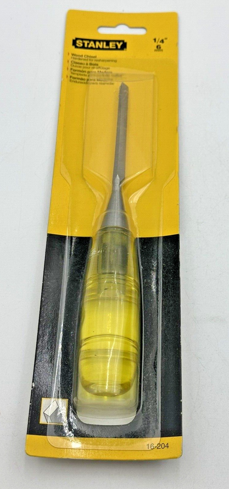 Vintage Stanley 1/4″ Wood Chisel No.60C (16-204) Forged Alloy Steel USA Made NOS