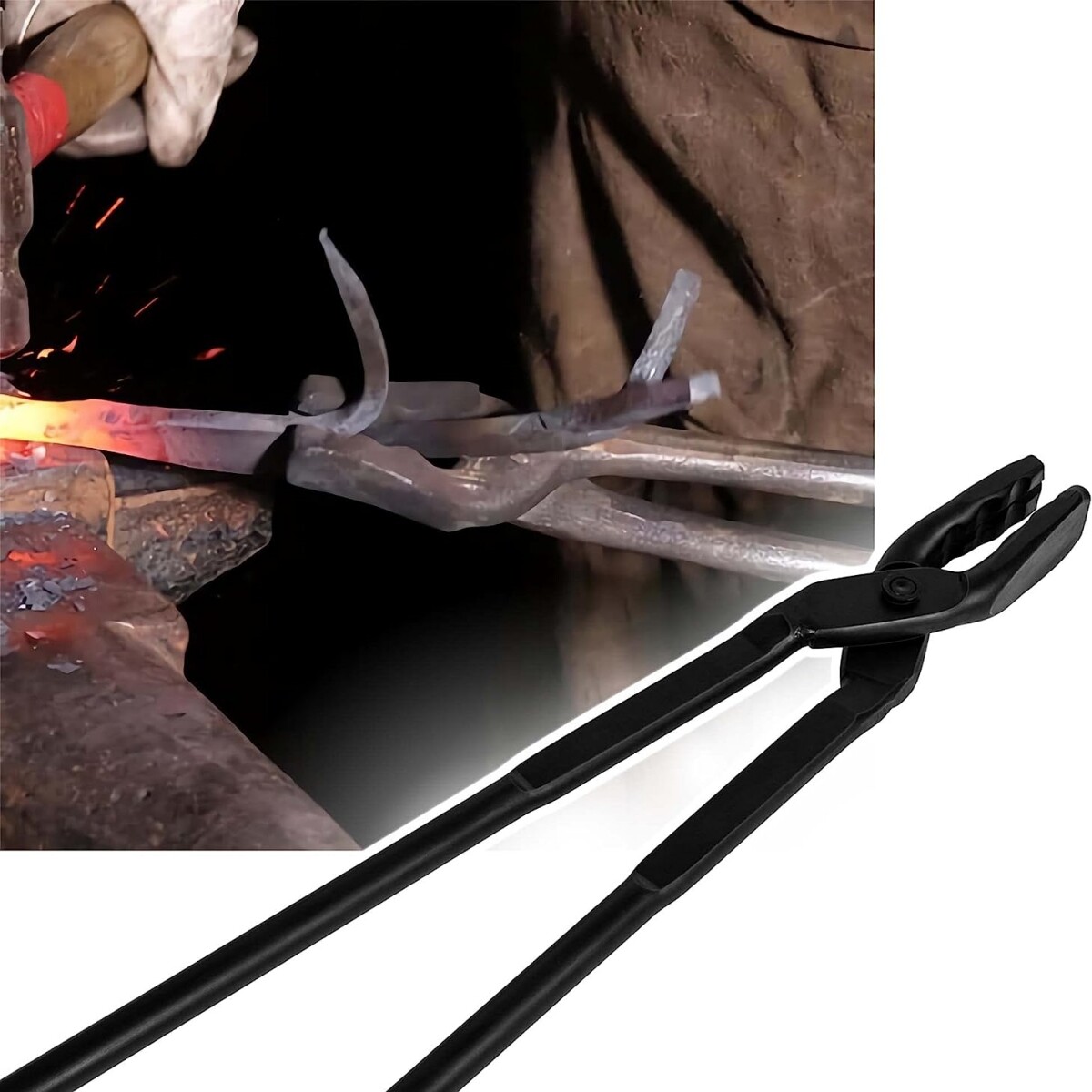 Knife Making Blacksmith Tongs Set Beginner Starter Bladesmith Tool Anvil Forge