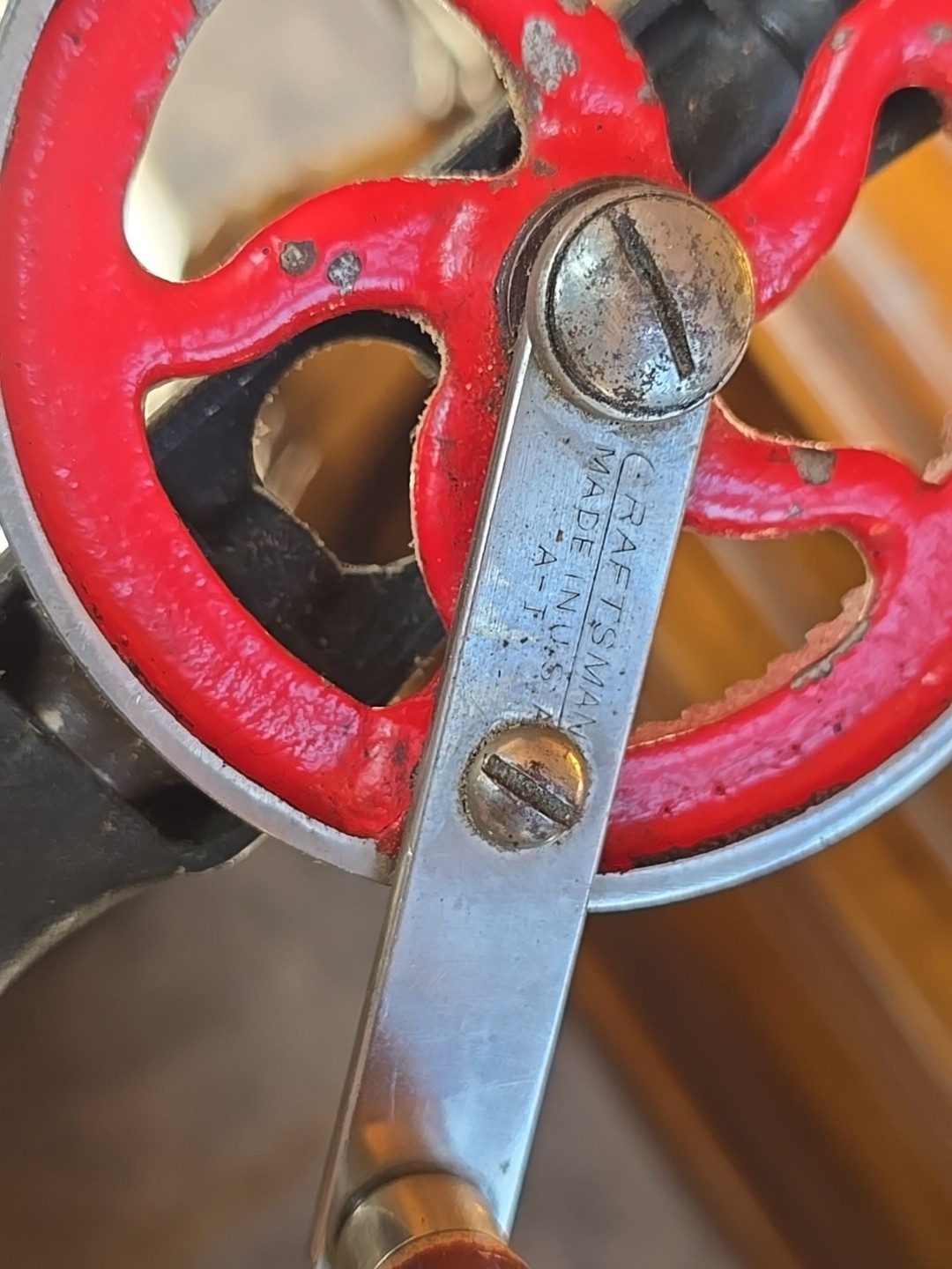 Rare Vintage Craftsman A-T Hand Drill Eggbeater Professional 2 Pinion Precision