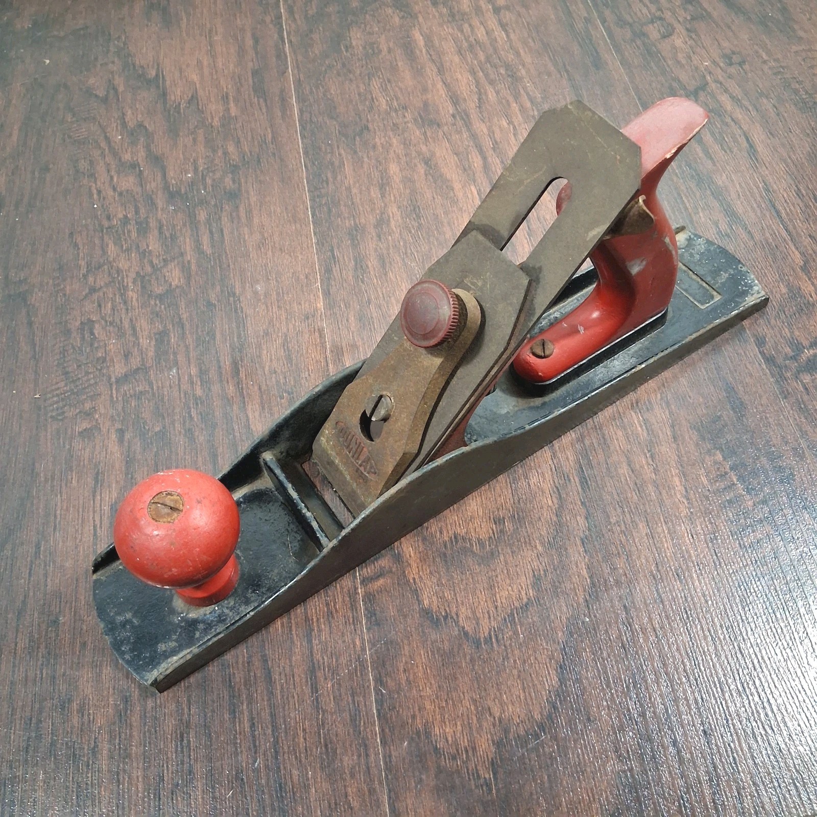 Vintage Wood Handled DUNLAP 13.75″ x 2.5″ Hand Plane WESTERN GERMANY 2″ Blade