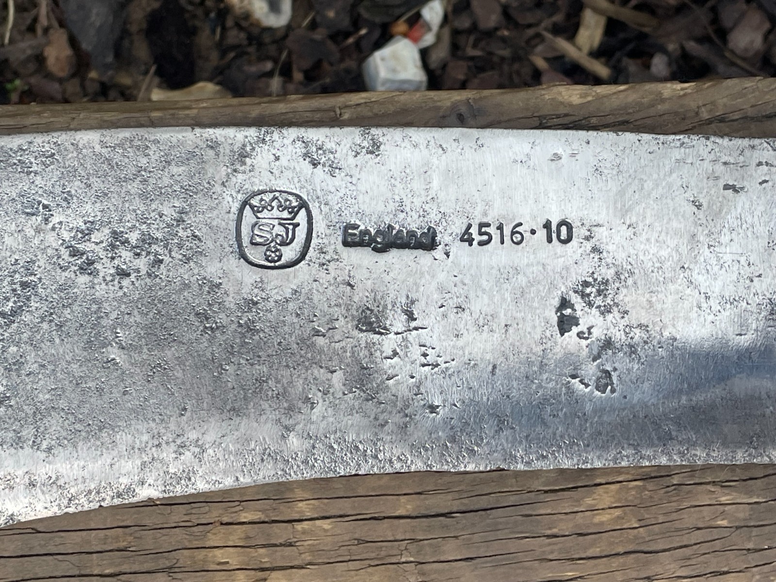 Vintage S&J Spear & Jackson 4516 10″ Billhook Slasher Hedgelaying Garden Tool