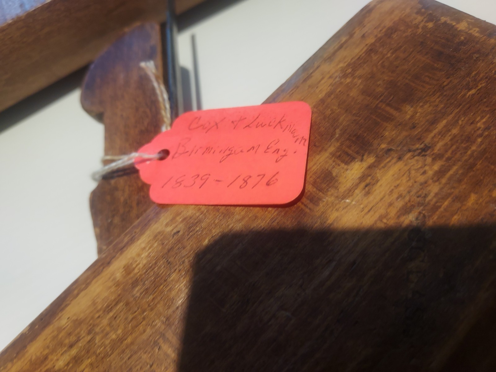 Wood Plane Lot Of 3-A. Rowland, R.W. Maccubbin, Cox & Luckman 1837-1876 Antique