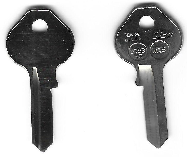 ILco 1092NR / M16 and Original Master 21K / 27K key blank