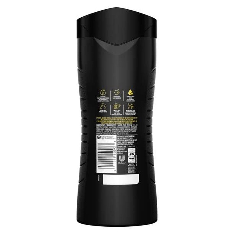 AXE Crushed Mint & Rosemary Body Wash Phoenix 4 Count 12H Refreshing Scent Men’S