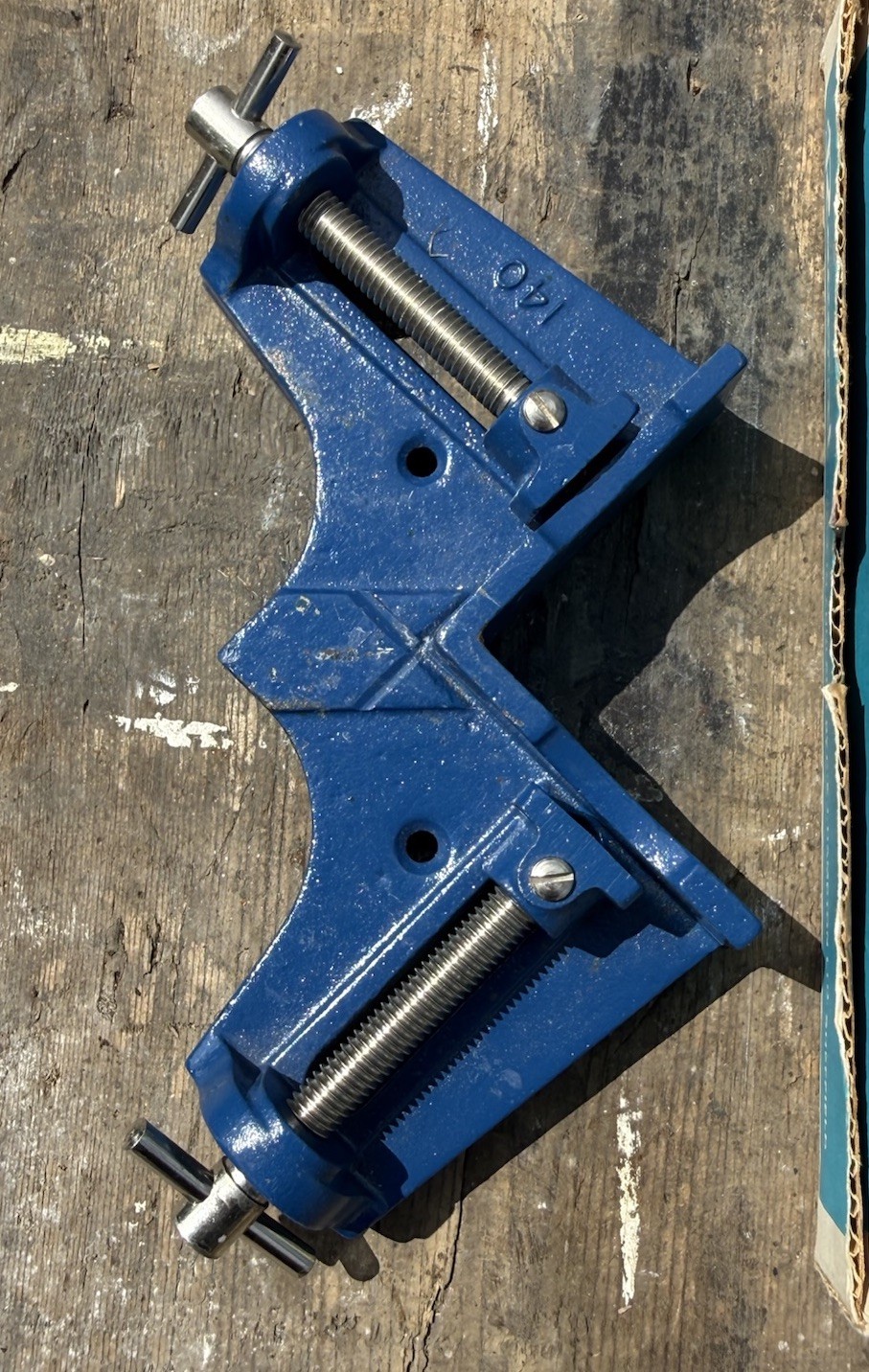 Vintage Record Marples M140 Corner Clamp Cast Iron 90° Vice Woodworking Tool