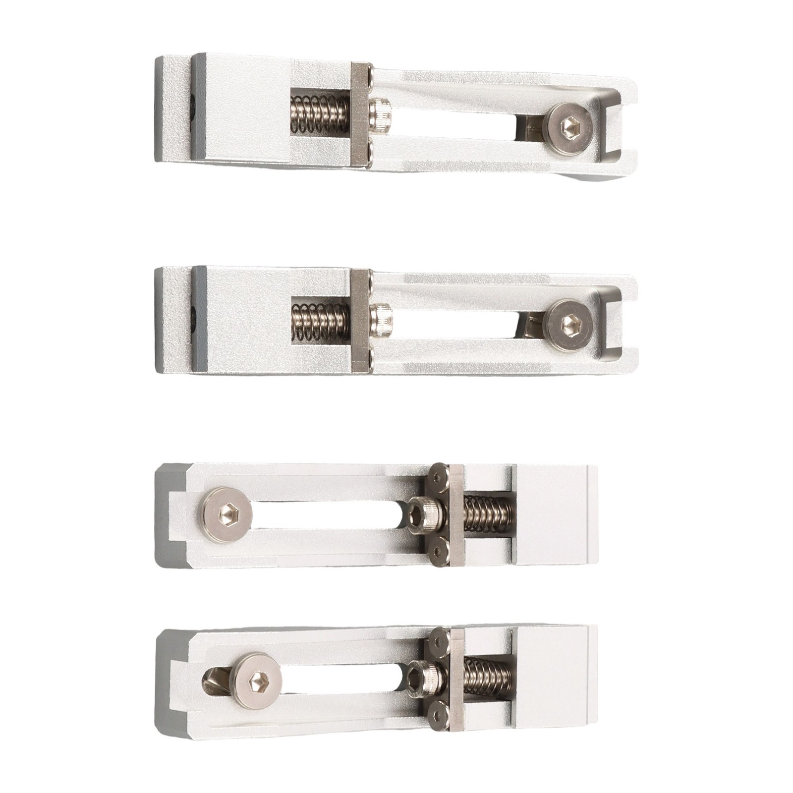4 Pcs CNC Router Vise Clamp Low Profile Aluminum Toe Clamp 4.2″×0.9″×0.6″ Tool