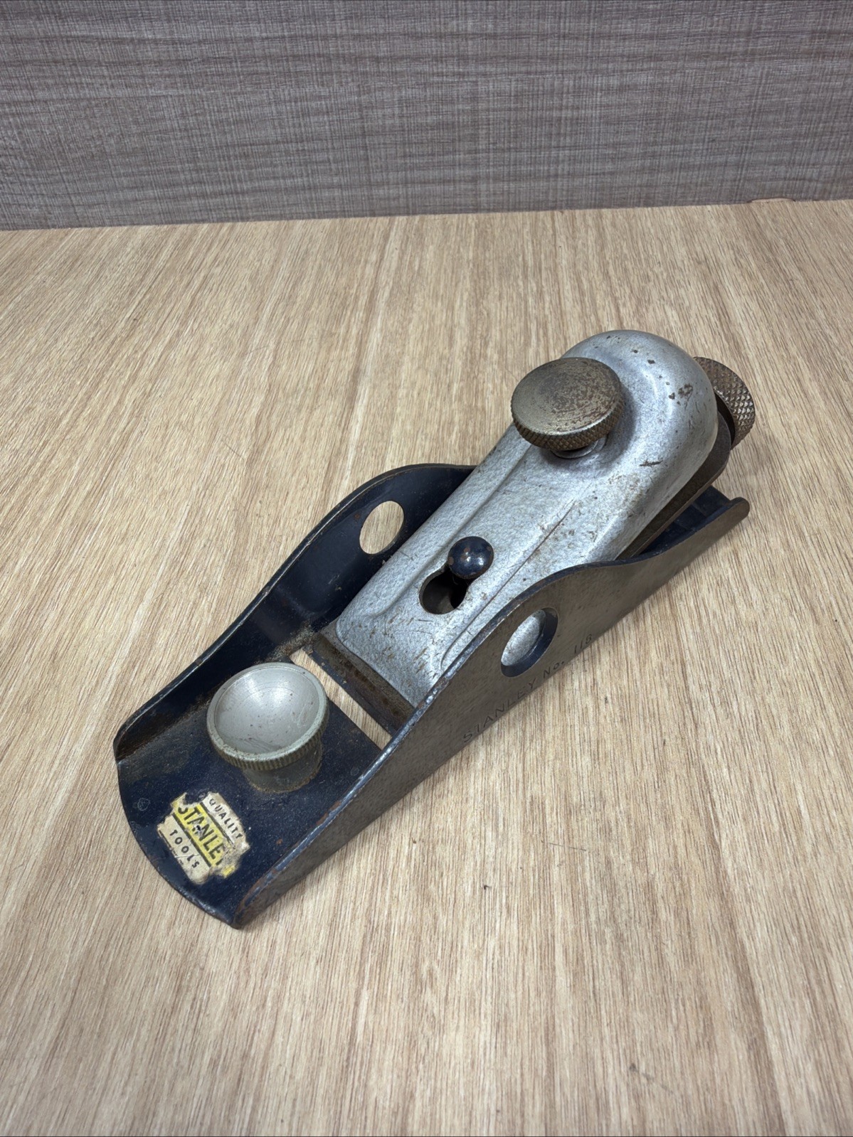 Vintage Stanley No. 118 Low Angle Block Plane USA Woodworking Tool