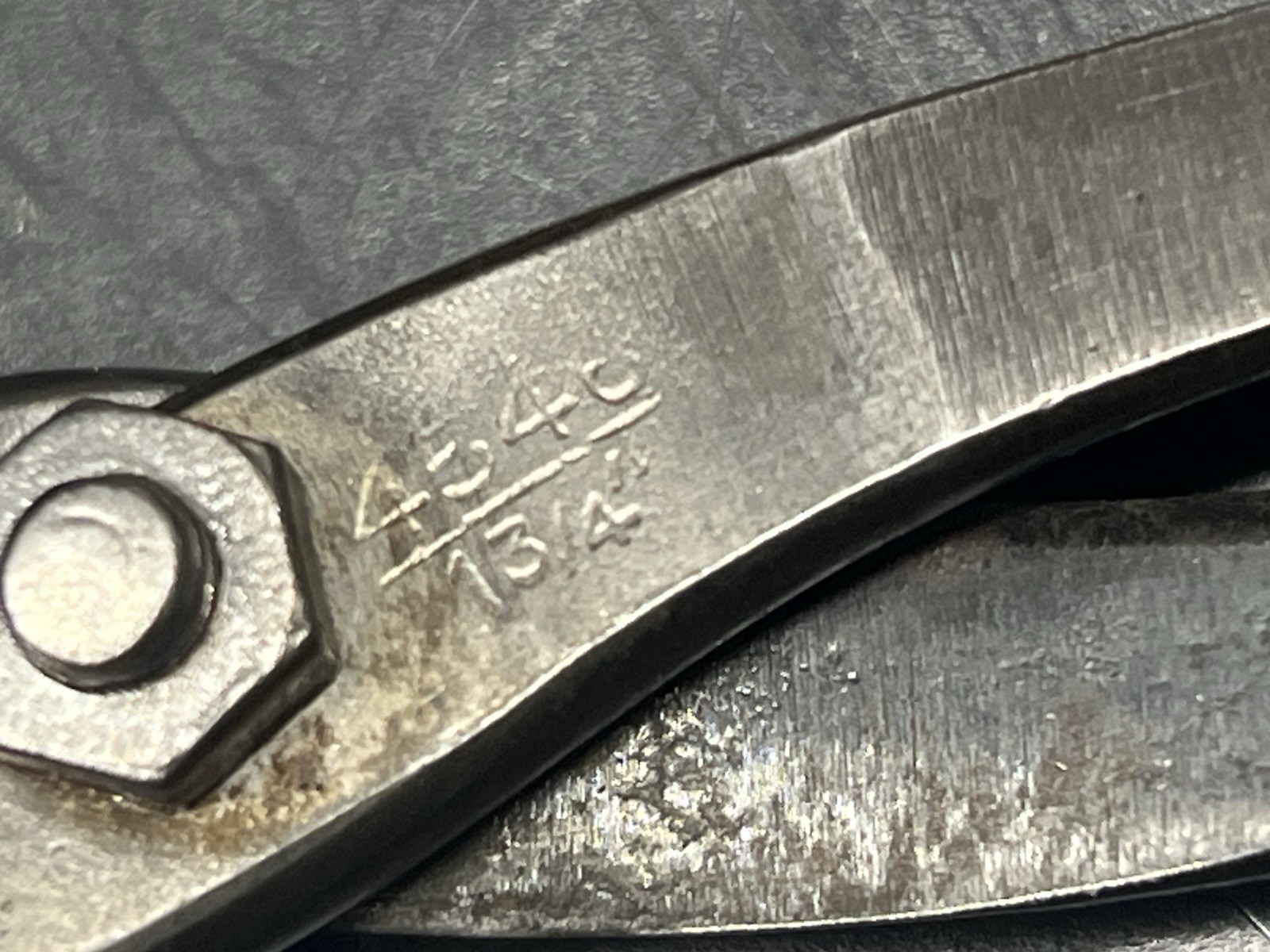 Vintage Craftsman 4546 Duck Bill Tin Snips, 1-3/4” Blades, 7” Overall Length