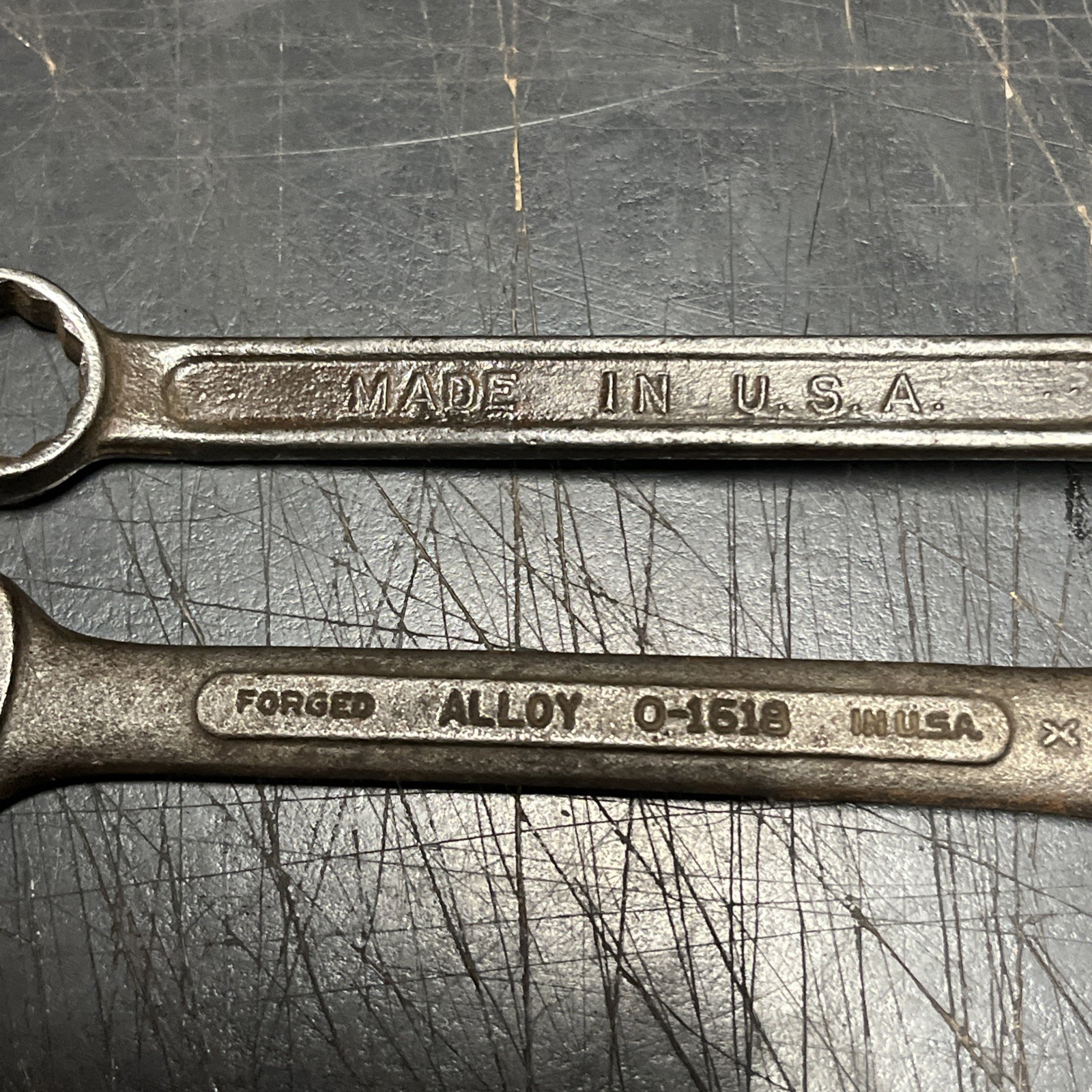 Vtg SK Lectrolite & Lectrolite Wrenches USA Double Boxes Double Open 1/2 & 9/16”