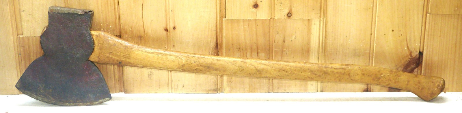 Vintage Short Handle 3½ Pound Single Bit Felling Axe INV18735