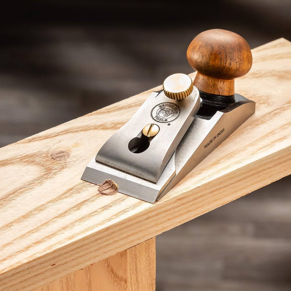 Rockler Small Chisel Plane – Durable Flush Plane W/Hardened Blade & Open Front