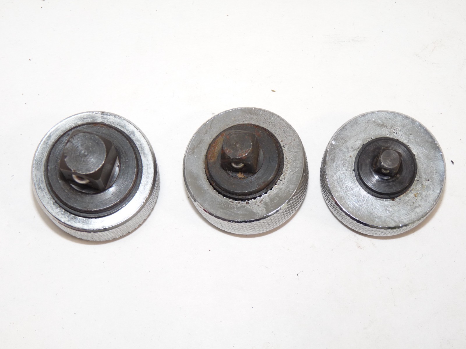 3 PC 1/4″, 3/8″, 1/2″ Palm Thumb Wheel Drive Ratchet Set